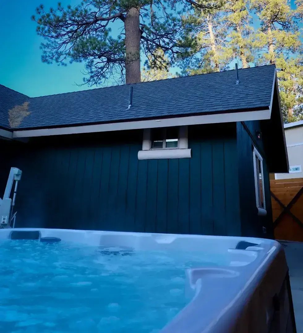 Backyard with Jacuzzi